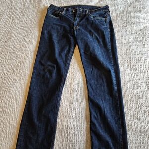 Levi's Dark Blue 34L X 34W Straight Jeans